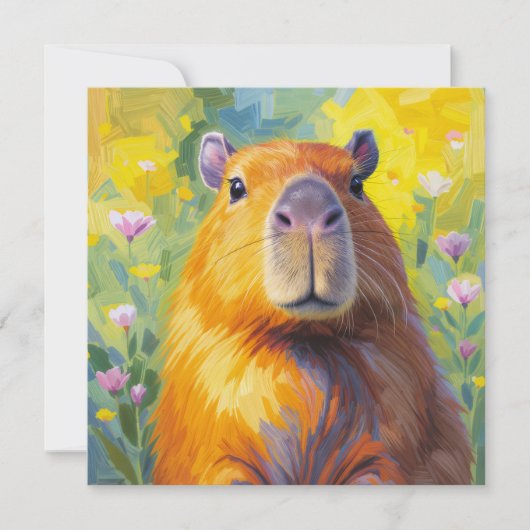 Capybara Carte Plate (Devant)