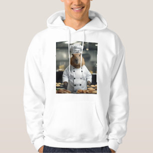 Capybara Chef Drôle, Sweat à Capuche Homme