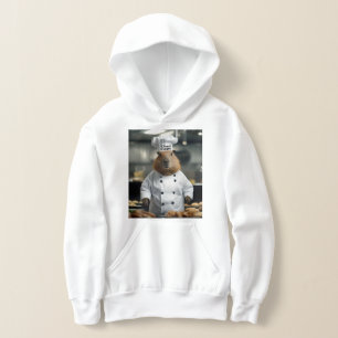 Capybara Chef Drôle, Sweat à Capuche pour Enfants