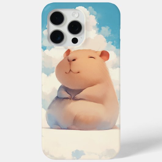 Capybara Chilling op een wolk Case-Mate iPhone Case (Achterkant)