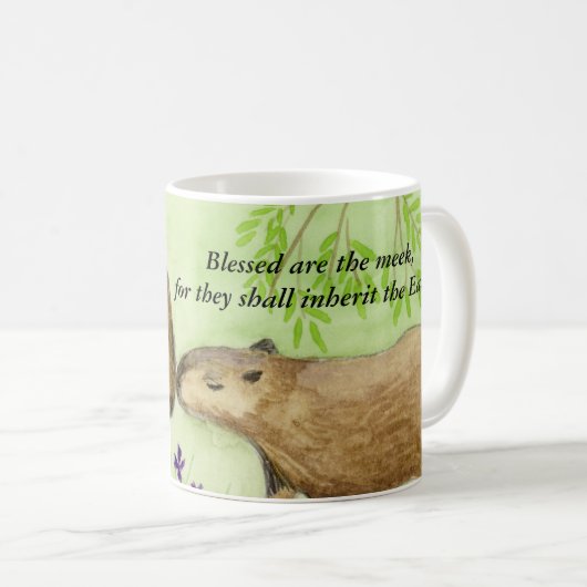 Capybara Coffee Mok (Voorkant rechts)