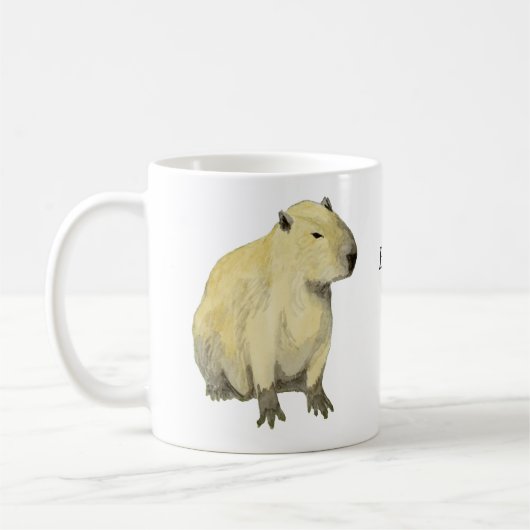Capybara Coffee Mug (Gauche)