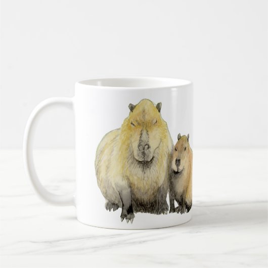 Capybara Coffee Mug (Gauche)