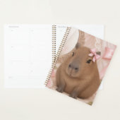 capybara coquette ruban rose (Devant avec enveloppe)