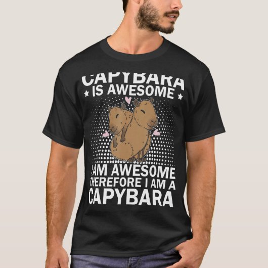 Capybara Costume is Geweldige T-shirt (Voorkant)
