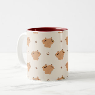 Capybara Couple Mug