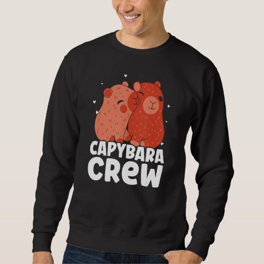 Capybara Crew  Animal Rodent Capybaras Trui (Voorkant)