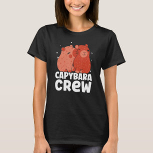 Capybara Crew Dier Knaagdier Capybaras T-shirt