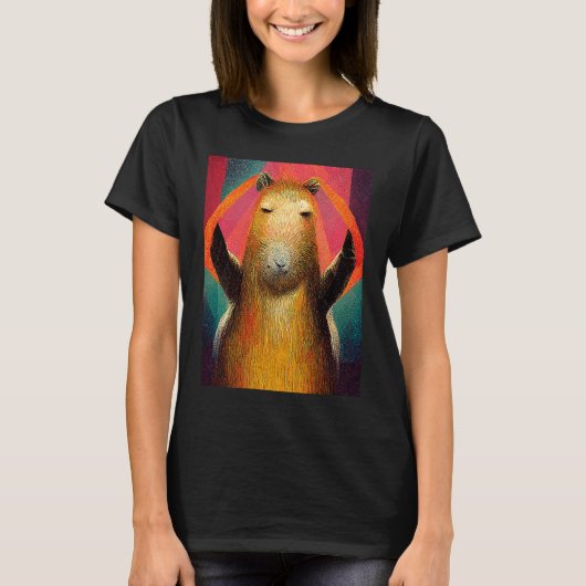 Capybara Dancing Capibara Dance Dancer T-shirt (Voorkant)