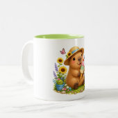 Capybara de glace | Design de mug Kawaii mignon (Devant gauche)