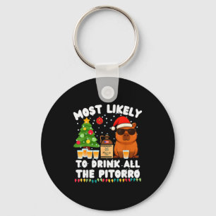 Capybara die het meest waarschijnlijk alle Pitorro Sleutelhanger