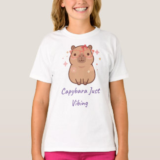 Capybara Die Simpelweg Schattige Kawaii Capybara D T-shirt