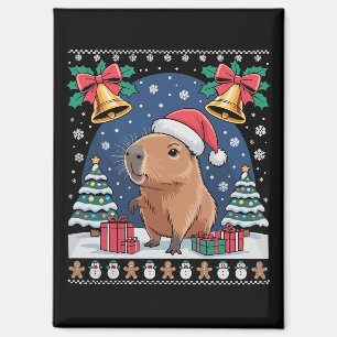 Capybara Dierenliefhebber Kerstcadeau Lelijke Capy Magneet