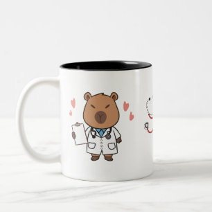 Capybara Doctor Mug   Drôle Coupe Médicale de café