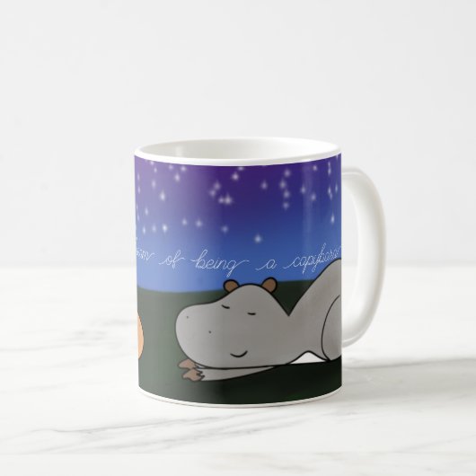 Capybara Dream Mok (Philosybaras) (Voorkant rechts)