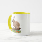 Capybara Easter Cute Bunny Funny Mok (Voorkant links)
