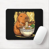 Capybara Eating Ramen Noodles Muismat (Met muis)