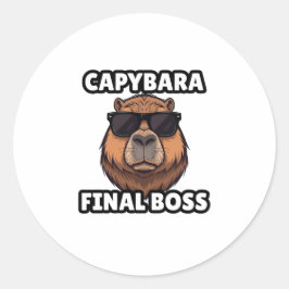Capybara Eindbaas Sticker