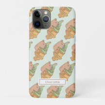 capybara en matchende taiyaki ijs patroon