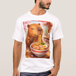 Capybara enjoying Ramen T-shirt