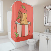 Capybara et rideau de fraise | Fruits mignons (En situation)