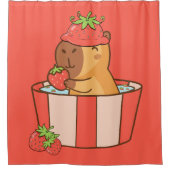 Capybara et rideau de fraise | Fruits mignons (Devant)