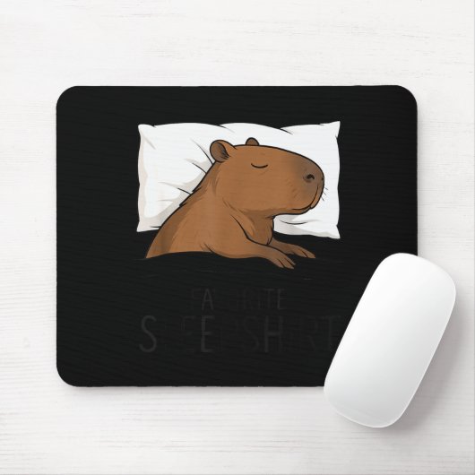 Capybara Favorite Sleepshirt Sleeng Pajamas Boys G Muismat (Met muis)