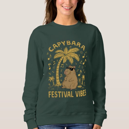 Capybara Festival vibes Trui (Voorkant)