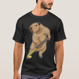 Capybara Field hockey stick T-shirt