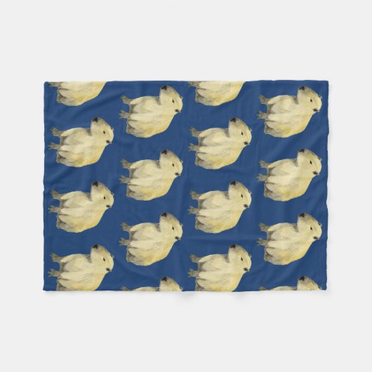 Capybara Fleece Blanket Deken (Voorkant (Horizontaal))