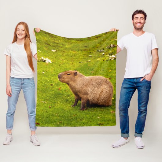 Capybara Fleece Deken (In situ)