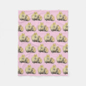 Capybara Fleece Deken (Voorkant)
