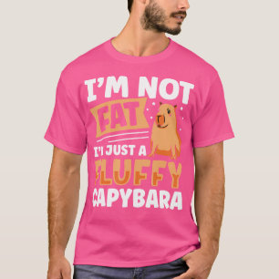 Capybara Fluffy knaagdier voor een capibara liefhe T-shirt