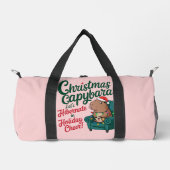 Capybara Funny Christmas Bag Plunjezak (Voorkant)