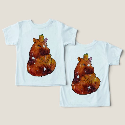 Capybara genaamd Dream (Ontwerp Voorkant & Achterkant)