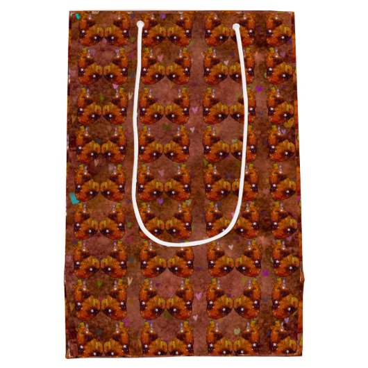 Capybara genaamd Dream Medium Cadeauzakje (Achterkant)