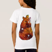 Capybara genaamd Dream T-shirt (Achterkant)