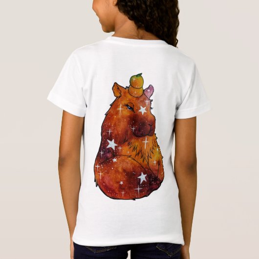 Capybara genaamd Dream T-shirt (Achterkant)
