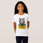 Capybara Generative Disco Jockie cool fun T-shirt (Devant entier)