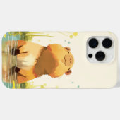 Capybara Genietend van het Water Case-Mate iPhone Case (Achterkant (horizontaal))