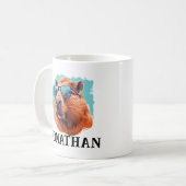 Capybara Gepersonaliseerd Koffiemok (Voorkant links)