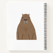Capybara gepersonaliseerd notitieboek (Achterkant)