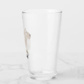 Capybara gepersonaliseerde naam glas (Links)