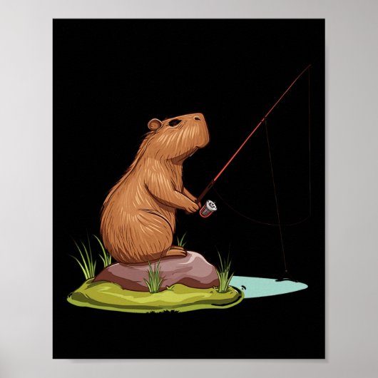 Capybara Gevist Poster (Voorkant)