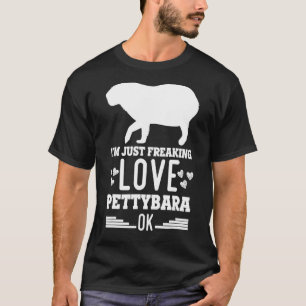 Capybara Giant Rodent voor Pettybara T-shirt