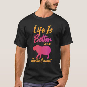 Capybara Giant Rodent voor zachte kokokosnout 1 T-shirt