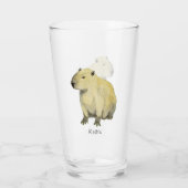 Capybara Glas (Achterkant)