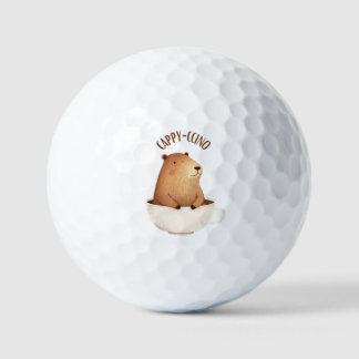 Capybara Golf Ball, Cute, Unique, Capycino, Coffee Golfballen