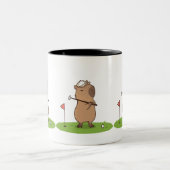 Capybara Golf Mug | Funny Golfer Coffee Cup (Centre)
