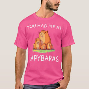 Capybara Grappig dat je me bij Capybaras I Love Ca T-shirt